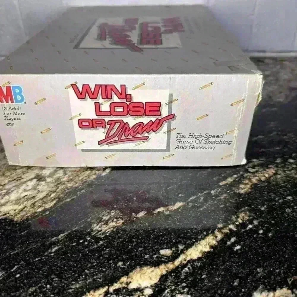 VINTAGE WIN LOSE OR DRAW Board Game Milton Bradley 1987 - Picture 7 of 16